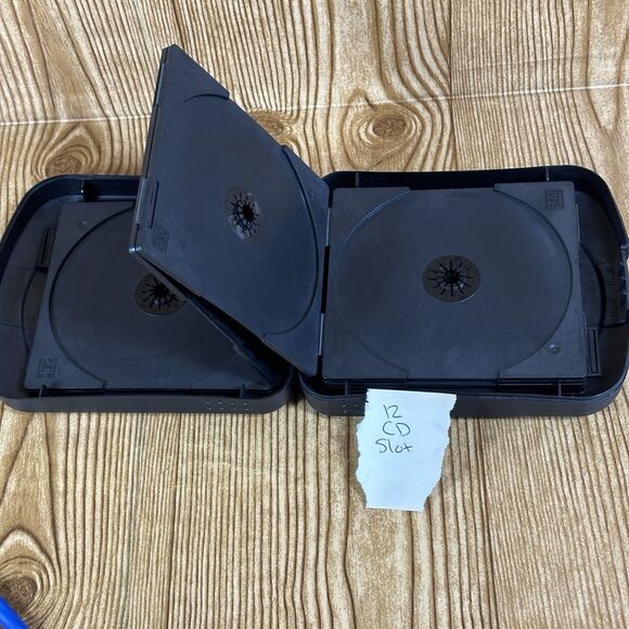 Laserline CD DVD Game Hard Flip Case Holds 12 Discs Gaming Holder PS5‎ Xbox Case - Picture 4 of 10